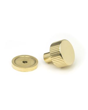 Polished Brass Judd Cabinet Knob - 25mm (Plain)