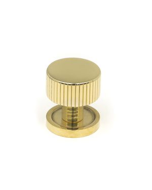 Polished Brass Judd Cabinet Knob - 25mm (Plain)