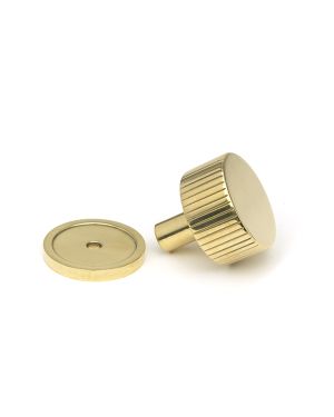 Polished Brass Judd Cabinet Knob - 32mm (Plain)