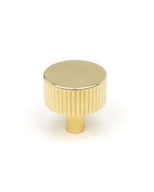 Polished Brass Judd Cabinet Knob - 32mm (No Rose)