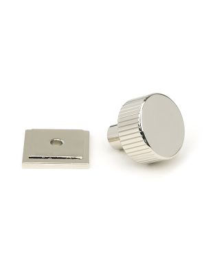 Polished Nickel Judd Cabinet Knob - 25mm (Plain)