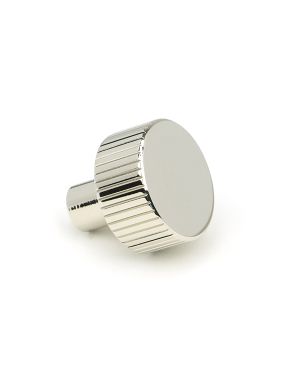Polished Nickel Judd Cabinet Knob - 25mm (No rose)