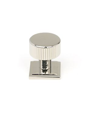 Polished Nickel Judd Cabinet Knob - 25mm (Square)