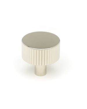 Polished Nickel Judd Cabinet Knob - 32mm (No rose)