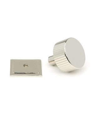 Polished Nickel Judd Cabinet Knob - 32mm (Square)