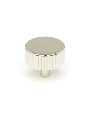 Polished Nickel Judd Cabinet Knob - 38mm (No rose)