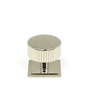 Polished Nickel Judd Cabinet Knob - 38mm (Square)