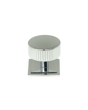 Polished Chrome Judd Cabinet Knob - 38mm (Square)