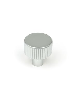 Satin Chrome Judd Cabinet Knob - 25mm (Plain)