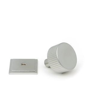 Satin Chrome Judd Cabinet Knob - 32mm (Square)