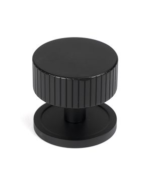 Matt Black Judd Cabinet Knob - 38mm (Plain)
