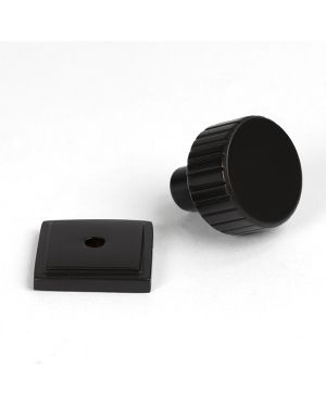 Aged Bronze Judd Cabinet Knob - 25mm (Square)