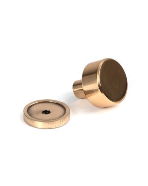 Polished Bronze Kelso Cabinet Knob - 25mm (Plain)