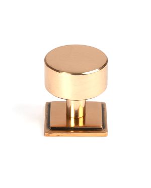 Polished Bronze Kelso Cabinet Knob - 32mm (Square)