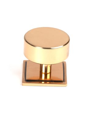 Polished Bronze Kelso Cabinet Knob - 38mm (Square)