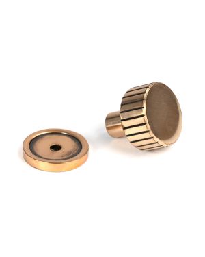 Polished Bronze Judd Cabinet Knob - 25mm (Plain)