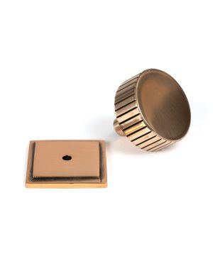 Polished Bronze Judd Cabinet Knob - 38mm (Square)