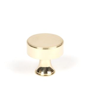 Polished Brass Scully Cabinet Knob - 32mm
