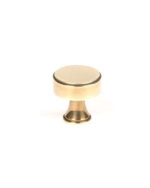 Aged Brass Scully Cabinet Knob - 25mm