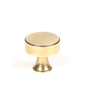 Aged Brass Scully Cabinet Knob - 32mm