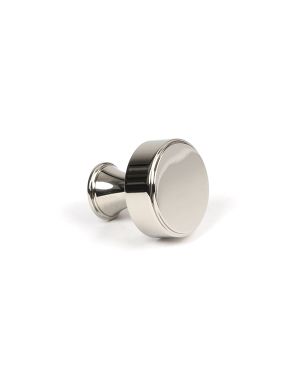 Polished Nickel Scully Cabinet Knob - 25mm