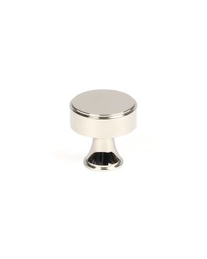 Polished Nickel Scully Cabinet Knob - 25mm