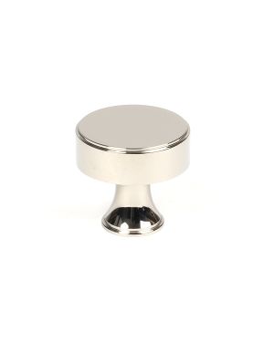Polished Nickel Scully Cabinet Knob - 32mm