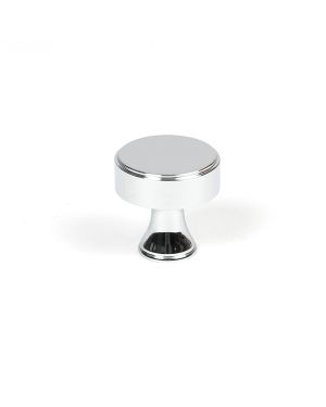 Polished Chrome Scully Cabinet Knob - 25mm