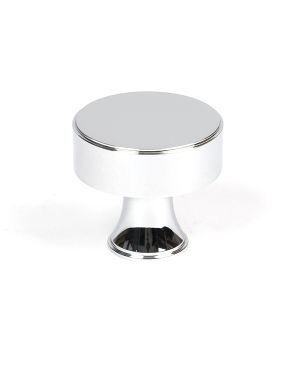 Polished Chrome Scully Cabinet Knob - 38mm