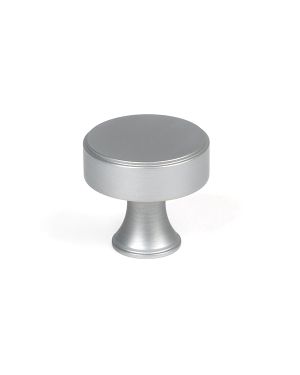 Satin Chrome Scully Cabinet Knob - 32mm