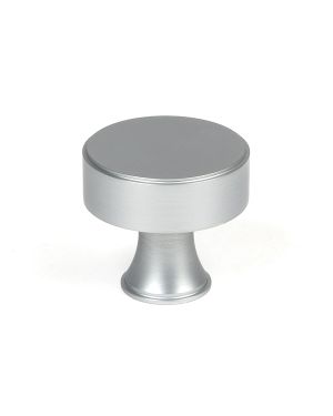 Satin Chrome Scully Cabinet Knob - 38mm