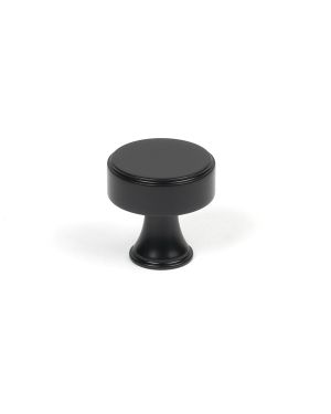 Matt Black Scully Cabinet Knob - 25mm