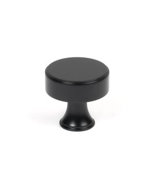 Matt Black Scully Cabinet Knob - 32mm