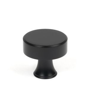 Matt Black Scully Cabinet Knob - 38mm