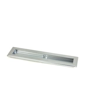 Satin Chrome 250mm Art Deco Rectangular Pull