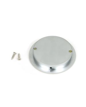 Satin Chrome 75mm Art Deco Round Pull
