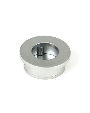 Satin Chrome 34mm Round Finger Edge Pull