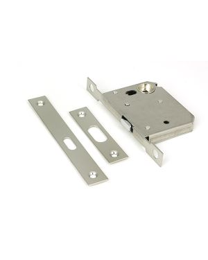 Polished Nickel 50mm Sliding Door Lock