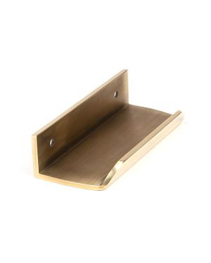Aged Brass 100mm Moore Edge Pull