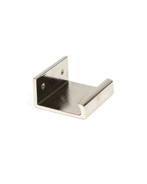 Polished Nickel 50mm Plain Edge Pull