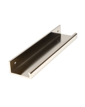 Polished Nickel 200mm Plain Edge Pull