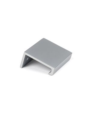 Satin Chrome 50mm Plain Edge Pull