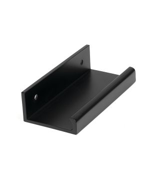 Matt Black 100mm Plain Edge Pull
