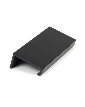 Matt Black 100mm Plain Edge Pull