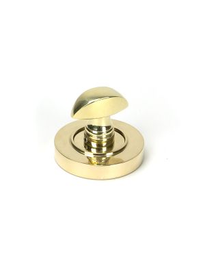 Polished Brass Round Thumbturn Set (Beehive)