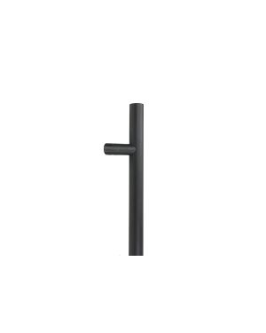 Matt Black (316) 0.6m Offset T Bar Handle Secret Fix 32mm Ø