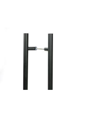 Matt Black (316) 0.6m Offset T Bar Handle B2B 32mm Ø