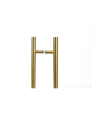 Aged Brass (316) 0.6m T Bar Handle B2B 32mm Ø