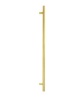 Aged Brass (316) 1.2m T Bar Handle Bolt Fix 32mm Ø