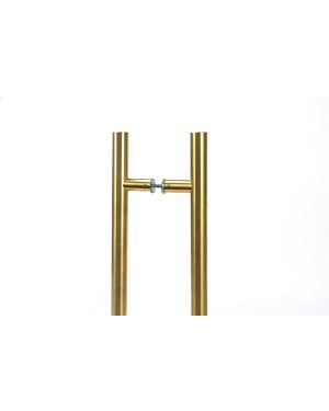 Aged Brass (316) 1.2m T Bar Handle B2B 32mm Ø